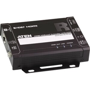 ATEN HDMI HDBaseT Receiver with POH (4K@100m) (HDBaseT Class A)-TAA Compliant - 1 Output Device - 492.13 ft Range - 1 x Ne