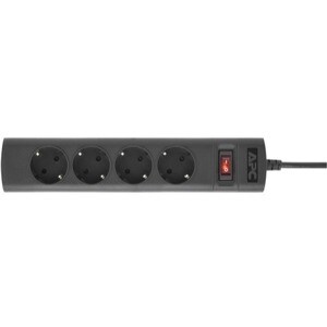 POWER STRIP LOCKING IEC C14 TO 4OUTLET PROTCT.CONT.CEE 7/3 230V