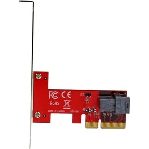 StarTech.com x4 PCI Express to SFF-8643 Adapter for PCIe NVMe U.2 SSD - Add high-performance enterprise-class storage to y