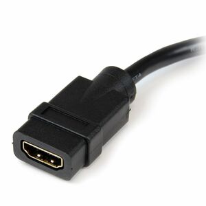 StarTech.com 8in HDMIÂ® to DVI-D Video Cable Adapter - HDMI Female to DVI Male - 20.32 cm DVI/HDMI Video Cable for Video D