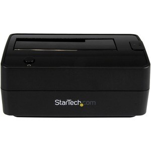StarTech.com Drive Dock SATA/600 - USB 3.1 Type B, eSATA Host Interface - UASP Support External - Black - Hot Swappable Ba