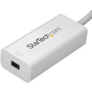 StarTech.com - USB-C to Mini DisplayPort Adapter - 4K 60Hz - White - USB Type-C to Mini DP Adapter - Thunderbolt 3 Compati