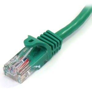 StarTech.com 1 m Green Cat5e Snagless RJ45 UTP Patch Cable - 1m Patch Cord - 1 m Category 5e Network Cable for Network Dev
