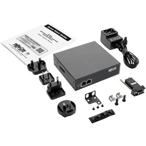 Tripp Lite by Eaton 8-Port Console Server with Dual GbE NIC, 4Gb Flash and 4 USB Ports - Twisted Pair - 2 x Network (RJ-45