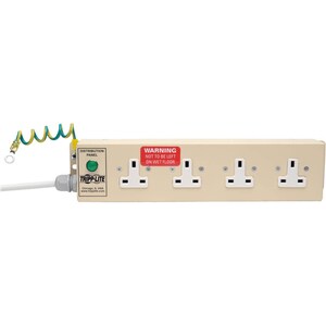 Tripp Lite by Eaton Safe-IT UK BS-1363 Medical-Grade Power Strip with 4 UK Outlets, 3 m Cord - BS 1363/A - 4 x BS 1363/A -