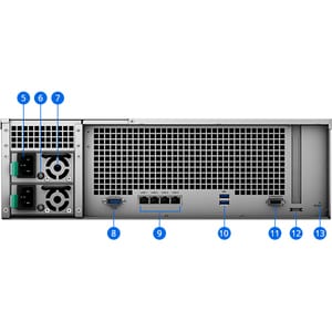 Synology RackStation RS2818RP+ 16 x Total Bays SAN/NAS Storage System - Intel Atom C3538 Quad-core (4 Core) 2.10 GHz - 4 G