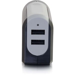 Legrand 2-Port USB A Wall Charger - Dual Port USB Power Adapter - 5V/4.8A - 120 V AC, 230 V AC Input - 4.9 V DC/4.80 A, 5.