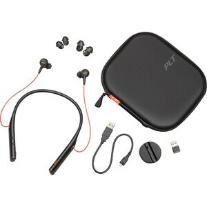 Plantronics Voyager 6200 UC Business-Ready Bluetooth Neckband Headset With Earbuds - Stereo - Wireless - Bluetooth - 98.4 