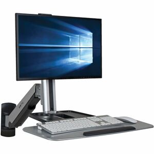 Tripp Lite series WorkWise WWSS1332W Wall Mount for Flat Panel Display, TV, Keyboard, Telephone, Fan - Black - 1 Display(s