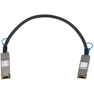 StarTech.com QSFP40GPC05M. Kabellänge: 0,5 m, Anschluss 1: QSFP+, Anschluss 2: QSFP+