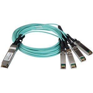 StarTech.com QSFP4X10GAO3. Kabellänge: 3 m, Anschluss 1: QSFP+, Anschluss 2: 4x SFP+