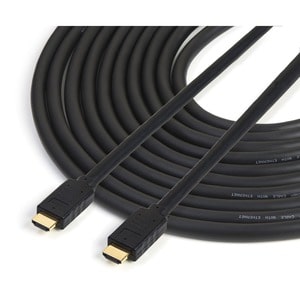 StarTech.com 50ft (15m) HDMI 2.0 Cable - 4K 60Hz UHD Active High Speed HDMI Cable - CL2 Rated for In Wall Install - Durabl