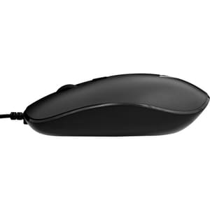 V7 USB Wired Optical Mouse - Optical - Cable - Black - USB - 1600 dpi - Scroll Wheel - 4 Button(s) - Symmetrical 6FT CORD 