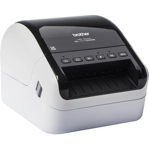 Brother QL-1110NWB Desktop Direct Thermal Printer - Monochrome - Label Print - USB - Bluetooth - Wireless LAN - 118.11" Pr