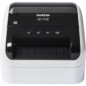 Brother QL-1100 Desktop Direct Thermal Printer - Monochrome - Label Print - USB - 4" Print Width - 4.33 in/s Mono - 300 dp