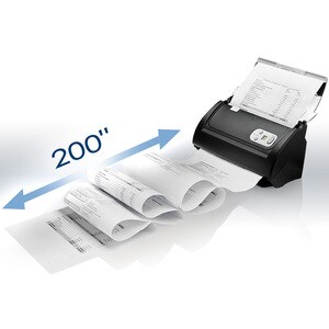 Plustek SmartOffice PS3060U Sheetfed Scanner - 600 dpi Optical - 48-bit Color - 8-bit Grayscale - 30 ppm (Mono) - 20 ppm (