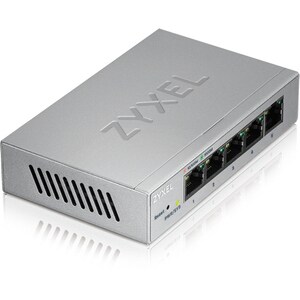 ZYXEL GS1200 GS1200-5 5 Ports Manageable Ethernet Switch - Gigabit Ethernet - 10/100/1000Base-T - 2 Layer Supported - Twis