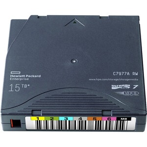 HPE LTO-7 Ultrium Type M 22.5TB RW 20 Data Cartridges Non Custom Labeled with Cases - LTO-8 Type M (LTO-7 M8) - Labeled - 