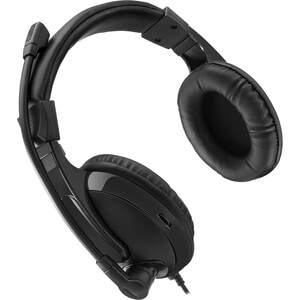 Adesso Xtream H5 - 3.5mm Stereo Headset with Microphone - Noise Cancelling - Wired- Lightweight - Works with Computer, Tab