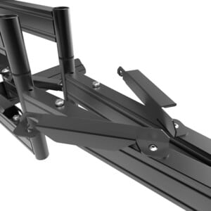 Kanto PDX650G Wall Mount for TV - Black - 1 Display(s) Supported - 75" Screen Support - 125 lb Load Capacity - 600 x 400, 