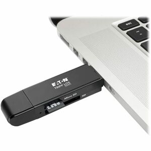 Eaton Tripp Lite Series USB-C Memory Card Reader, 2-in-1 USB-A/USB-C, USB 3.1 Gen 1 - 2-in-1 - SD, SDHC, SDXC, microSD, Du