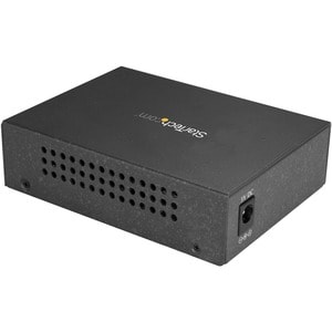 StarTech.com Multimode SC Fiber Ethernet Media Converter - 1000BASE-SX Gigabit Fiber Optic to Copper Bridge - 10/100/1000 