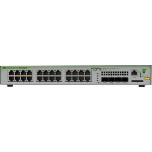 Allied Telesis CentreCOM GS970M GS970M/28PS 24 Ports Manageable Layer 3 Switch - 3 Layer Supported - Modular - 4 SFP Slots
