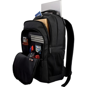 V7 Professional CBP16-BLK-9E Tasche (Rucksack) für 40,6 cm (16 Zoll) Notebook - Schwarz - Witterungsbeständig - Schultergu
