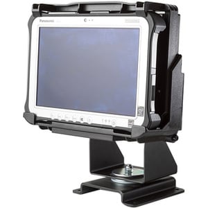 Gamber-Johnson Desk Mount for Tablet, Display Screen, Docking Station - Black Powder Coat - 75 x 75