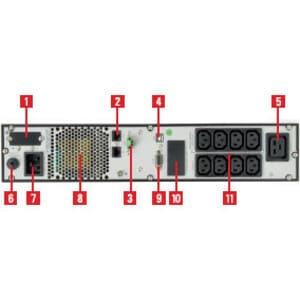 Salicru SPS Advance RT SPS.2000.ADV RT2 Line-interactive UPS - 2 kVA/1.80 kW - 2U Tower/Rack Convertible - 4 Hour Recharge