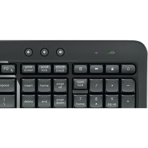 Logitech MK540 Keyboard & Mouse - Danish, Norwegian, Swedish, Finnish - USB Wireless RF - USB Wireless RF - Optical - 1000