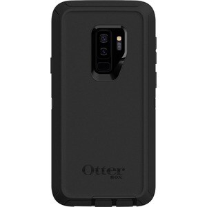 OtterBox Defender Rugged Carrying Case (Holster) Samsung Galaxy S9+ Smartphone - Black - Dirt Resistant, Bump Resistant, S