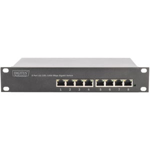 Digitus 8 Ports Ethernet Switch - 2 Layer Supported - Twisted Pair