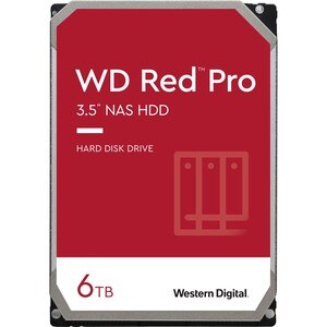 Western Digital Red Pro Festplatte - 3,5" Intern - 6 TB - SATA (SATA/600) - Conventional Magnetic Recording (CMR) Method -