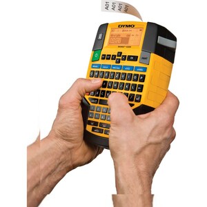 Dymo Rhino Rhino 4200 Electronic Label Maker - Thermal Transfer - Tape, Label6 mm, 9 mm, 12 mm, 19 mm - Battery - 6 Batter