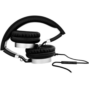 V7 HA601-3EP Kabel Kopfbügel Stereo Headset - Schwarz, Silber - Binaural - Ohrumschließend - 20 Hz bis 20 kHz Frequenzgang