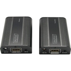 DIGITUS Professional DS-55204 Video Extender Transmitter/Receiver - Wired - 1 Input Device - 1 Output Device - 60 m Range 