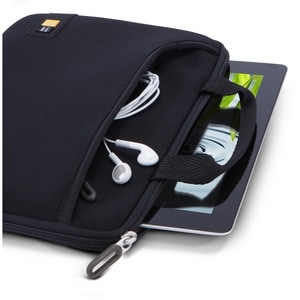 Case Logic TNEO-110 Carrying Case (Attaché) for 10" Apple, Samsung iPad, Galaxy Tab 2, Nexus 10 Tablet PC - Black - Weathe