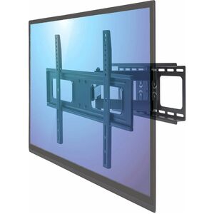 SOPORTE DE PARED PARA TV MOVIMIENTO ARTICULADO PANTALLAS CURVAS O PLANAS DE 37" A 70" 50 KG NEGRO - Manhattan Montaje Univ
