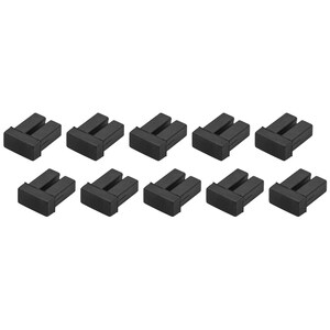 StarTech.com LC SFP Staubschutzkappen - 10 Stck. - LWL-Schutzkappen - SFP Kappe - Network Switch, Faseroptikgeräte - Langl