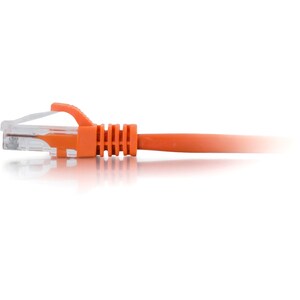 C2G 10ft Cat6 Unshielded Ethernet Cable - Cat 6 Network Patch Cable - ORNG - 10 ft Category 6 Network Cable - First End: 1