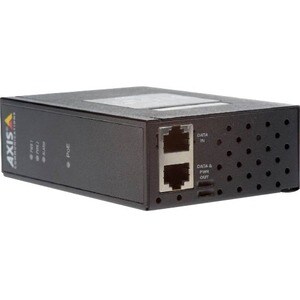 AXIS T8144 PoE Injector - 20 V DC, 60 V DC Input - 55 V DC Output - 1 x 10/100/1000Base-T Input Port(s) - 1 x 10/100/1000B