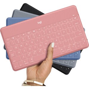 Logitech Keys-To-Go Keyboard - Wireless Connectivity - Bluetooth Home, App Switch, Search, Screenshot, Previous Track/Rewi