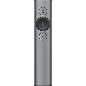 Logitech Spotlight Puntero para presentaciones - Frecuencia Bluetooth/Radio - USB - Giroscopio - 3 Botón(es) - Gris pizarr