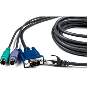 Avocent PS/2 Cat. 5 Integrated Access Cable - 15 ft PS2 Integrated Access cable