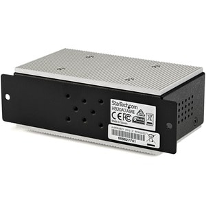 StarTech.com 7 Port USB 2.0 Hub - Metal Industrial USB Hub (USB-A to 7 USB-A) - Mountable, ESD/Surge Protection - Extended