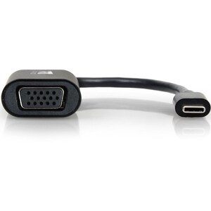 Port Video Adapter - 1 x 24-pin Type C USB Male - 1 x 15-pin HD-15 VGA Female - 1920 x 1200 Supported