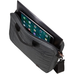 Case Logic Era ERAA-114 Carrying Case (Attaché) for 10.5" to 14" Notebook, Tablet - Obsidian - Polyester Body - Shoulder S