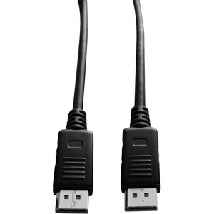 V7 V7DP2DP-6FT-BLK-1E 2.01 m DisplayPort A/V Cable - V7 Black Video Cable DisplayPort Male to DisplayPort Male 2m 6.6ft21.