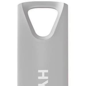 Hyundai Bravo Deluxe 32GB High Speed Fast USB 2.0 Flash Memory Drive Thumb Drive Metal, Silver - Durable, lightweight USB 